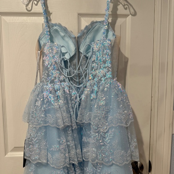AMARRA light blue dress size 2, NWT - Picture 5 of 8